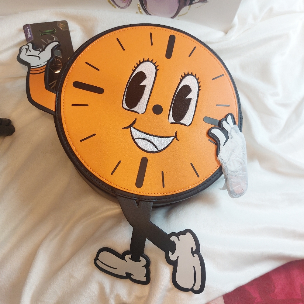 Loungefly Marvel Miss Minutes Crossbody Bag Orange Black
